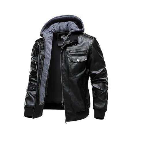 HOOD CREW Men's Faux